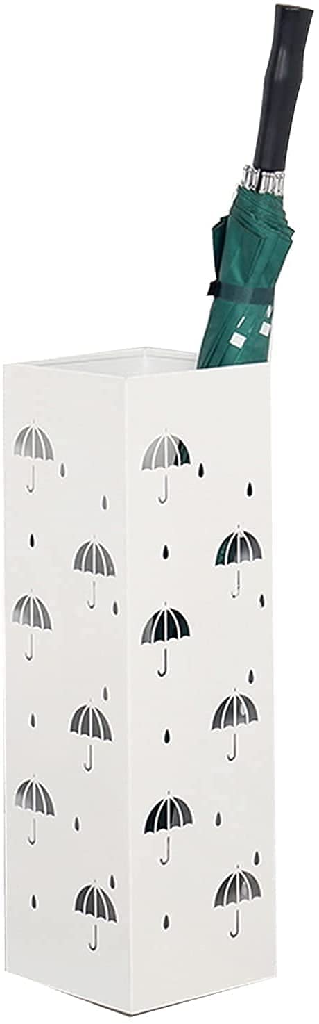 Porte-parapluies en fer résistant pour éviter les sols mouillés dans l'entrée du bureau