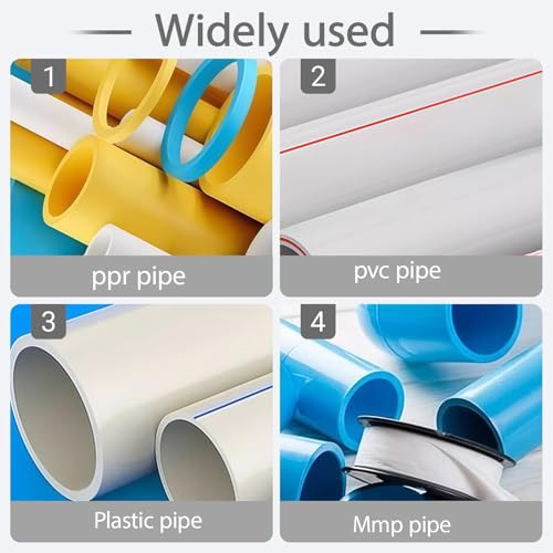 StyBtt 12 Teiliges Set PVC Rohrgewindeschneider, Rohrgewindeschneid Set für Elektrische Bohrmaschinen, Innen und Außen PVC Rohr Gewindebohrer, Gewindeschneider set, mit Schraubenausdreher