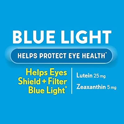 Ocuvite Blue Light Lutein & Zeaxanthin Supplement, Eye Vitamin for Eye Strain, Vision & Ocular Health Support, Softgels for Screen & Sunlight Exposure, 30 Softgels