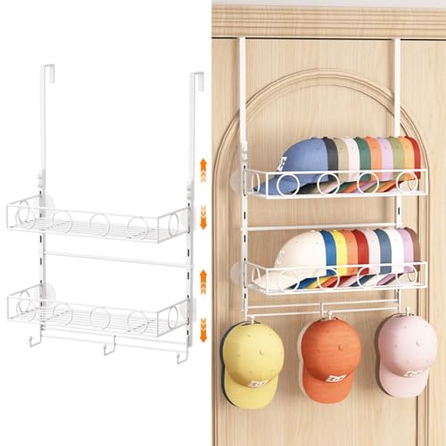 BeeOwner Over The Door Hat Rack: