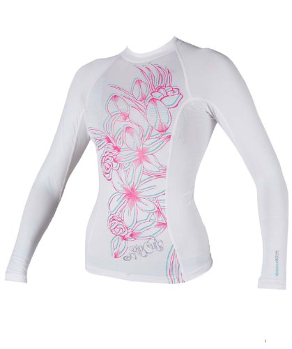 Camiseta para Nadar Rip Curl Manga Larga Corazón Patrol de Mujer