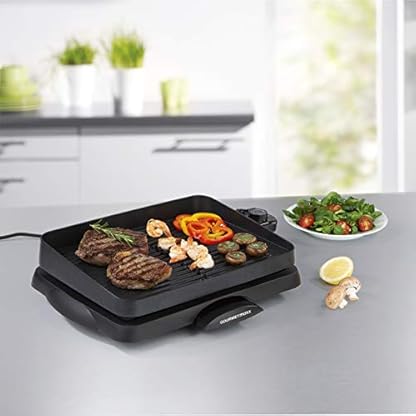 GOURMETmaxx elektrischer Tischgrill mit Aluguss Grillfläche Rauchfrei geeignet für Innen- und Aussenbreich… – Bild 5