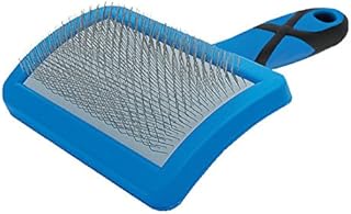 Groom Professional Curved Soft Slicker Pet Grooming Brush - Small
