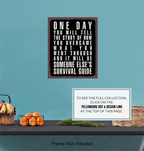 Yellowbird Art & Design Black Office Decor Inspirational Quotes - Positive Quotes Posters For Men thumb #5