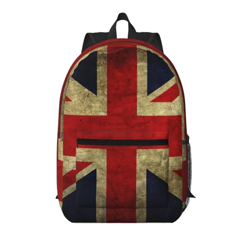 Sac à dos Union Jack 43cm avec poche frontale pratique pour ados