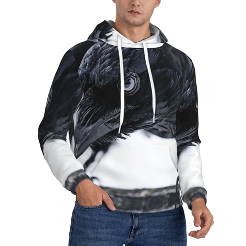 Sweat à capuche corbeau pour les soirées fraîches en sweat doux