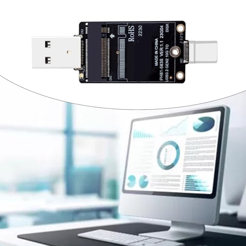 States Disk Enclosure 10Gbps USB C Adapter Externo miniatura 2