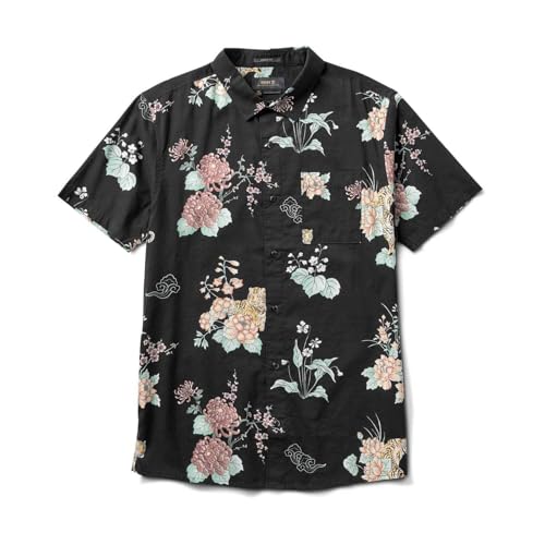 Roark Journey Mens Short Sleeve Button Down Shirt – Lightweight Summer Shirt for Men, Casual Stylish Travel Woven