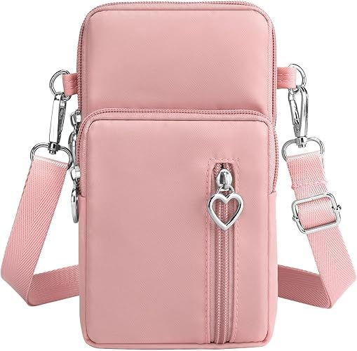 Small Crossbody Bag for Women, Durable Nylon Large Capacity Shoulder Bag with Built-In Headphone Port