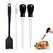 BDBFPAN 4 Stück Bratenspritze Set,mit Reinigungsbürste Fleischspritze,fleischspritze marinadenspritze,geeignet für gebratenes Hühnchen,Rindfleisch und Grill,einfach zu reinigen und zu pflegen