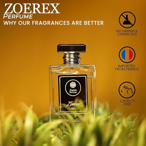 Image of Zoerex Perfume For Men and Women - 100 ml | Long Lasting Unisex Eau De Parfum |Premium, Long Lasting Musky Fresh & Sweet Fragrance for Men & Women