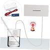 Lurrose Water Leak Detection Probe Tool Reusable Water Leak Sensor with Long Cord Durable and Easy to Install Water Level Sensor for Home and Moisture Prevention