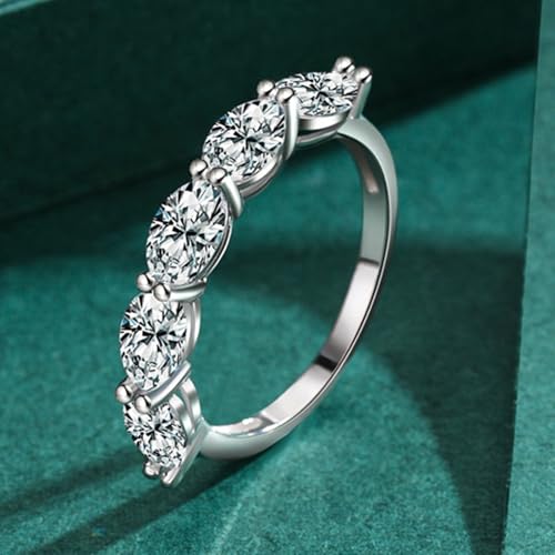 Bague mariage or blanc et moissanite l'éclat durable sans ternir