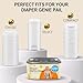 Jumbo Square Diaper Bags Refill Compatible with Diaper Genie Classic/Compact/Select Pails, Holds up to 1080 Newborn-Sized Diapers, Odor Control & Durable Disposal Refill, Plant Scented, Pack of 2