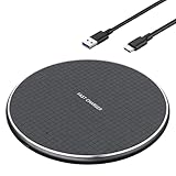 qi fast charger wireless charging pad Un solo caricatore per tutti i dispositivi Qi: Questa base di wireless charger è compatibile con Galaxy S25/S24/S23/S22/S21, Phone 16/15/14/13/12 e molti altri dispositivi Android e iOS. Supporta anche auricolari Bluetooth Qi, offrendo una soluzione universale per la ricarica senza fili quotidiana.