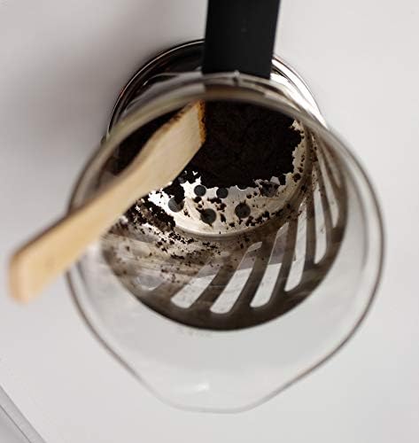 Miniatura 2 de French Press - Agitador y raspador de bambú  Sifón de café  Herramienta de barra de café de bambú segura y silenciosa (1 unidad)