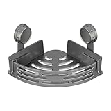 Eck-Duschregale – Eckregal ohne Bohren, abnehmbarer Badezimmer-Organizer, platzsparendes Aufbewahrungsregal, Wandmontage, Dusch-WC, Küche, Speisekammer, Zuhause, Badezimmer, Aufbewahrung, einfache