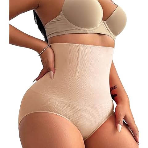 VENDAU Compression Underwear Women Tummy Shapewear Underwear Tummy Control Underwear Tummy Tuck Panty Shaper Tummy Control (Beige, 3X-Large) Cover
