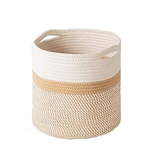 Hand geweven bloem Pot Mand Waskast Opslag Bakken Picknick Toys Opslag Container Planter Houder Nursery Organizer Hom…