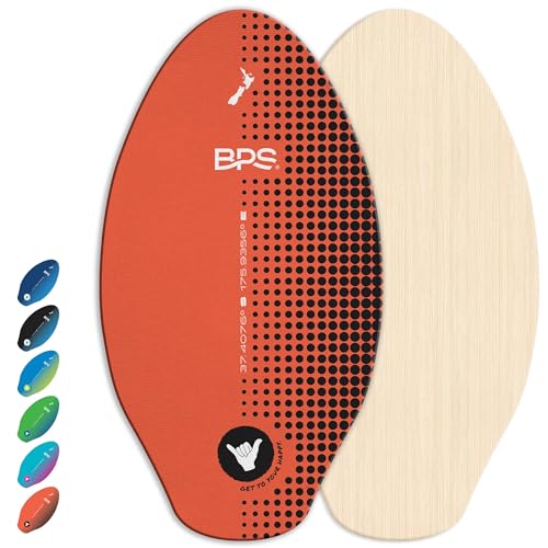 Skimboard en bois antidérapant BPS Gator pour ne plus glisser et réussir ses lancers