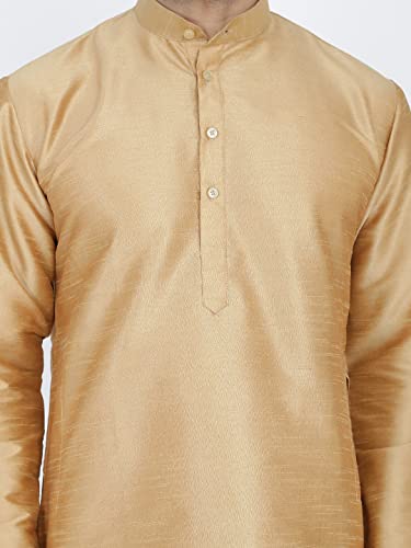 Image of Royal Kurta Men's Silk Blend Kurta & Churidaar Pyjama Set