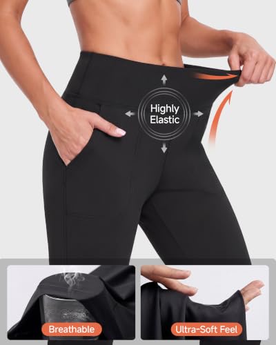 Sweatpants Women with Pockets - High Waisted Soft Stretch Tapered Joggers - image 3