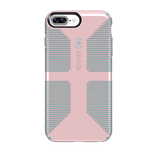Speck Products 79242-C085 CandyShell Grip iPhone 8 Plus Case, Also fits iPhone 7 Plus, 6S Plus and 6 Plus - Quartz Pink/River Blue