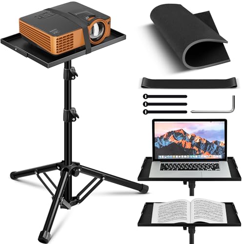 CAHAYA Projector Stand Tripod Foldable: 18.9 to 41 Inch Height