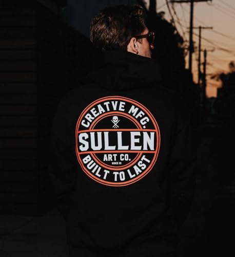 Sullen Men's Creative Corp Tattoo Lifestyle Graphic Long Sleeve Pullover Hooded Fleece Sweatshirt4