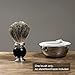 Shaving Brush, GRUTTI Men's Shaving Brush, Facial Beard Hair Cleaning Shaving Tool Shaving Brush Soap Shaving Shaving Brush, Acrylic Handle + Synthetic Shaving Brush