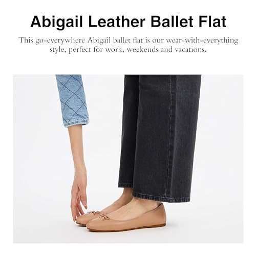 Coach Women's Abigail Leather Ballet Flat2