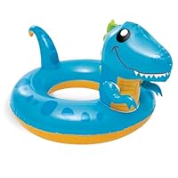 Schwimmring Dinosaurier für Kinder 2-8 Jahre,Aufblasbar Dino Schwimmreifen Tierform Cartoon Wasserspielring,Dicke PVC Pool Schwimmen Ring für Jungen Mädchen Sommer Schwimmbad Wasser Spielzeug Party