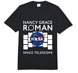 NASA Nancy Grace Roman Space Teleskop Insignia Logo Comfort Colors Adult Heavyweight T-Shirt