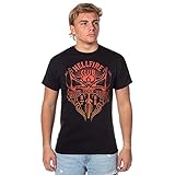 Strangers Things Men's Hellfire Club Choose Your Weapon T-Shirt Tee (X-Large) Black
