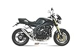 515NJ, TE585 Mivv T.005.LC3 TRIUMPH SPEED TRIPLE 2005/2006 SLIP-ON AUSPUFF X-CONE EDELSTAHL