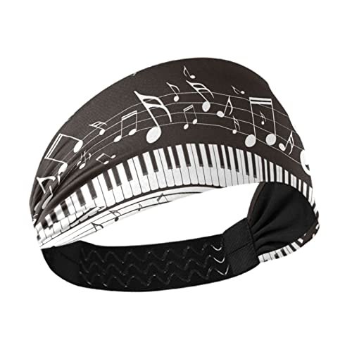 Bandeau clé de piano élastique femme pour maintenir vos cheveux