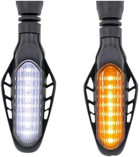 ブレーキライトターンシグナルランプ ユニバーサル 12 ボルトオートバイバイク LED ターンシグナルテールライト流れる点滅ブレーキ