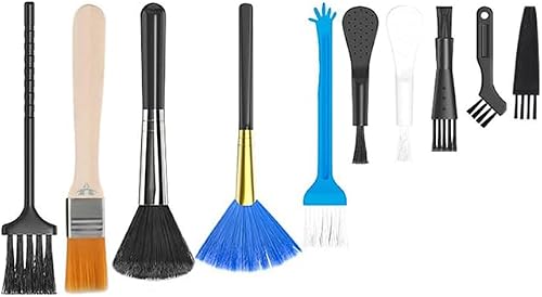 ALANES 10 Pieces Keyboard Cleaning Brush Kit Anti Static Cleaning Brush