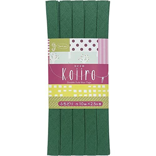 CAPTAIN88 キャプテン Koiiro コイイロ バイアステープ ふちどり 10mm幅×2.5m巻 #6 グリーン系 CP188