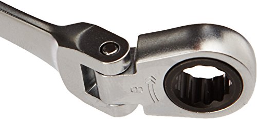 KING TONY 373008M Combination Wrench Con Ratchet Con Cabeza Articulada 8mm for DIYers & Professionals - Image 3