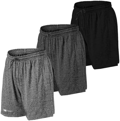 Kit 3 Bermudas Masculinas Dry Fit Academia Corrida Fitness Treino...