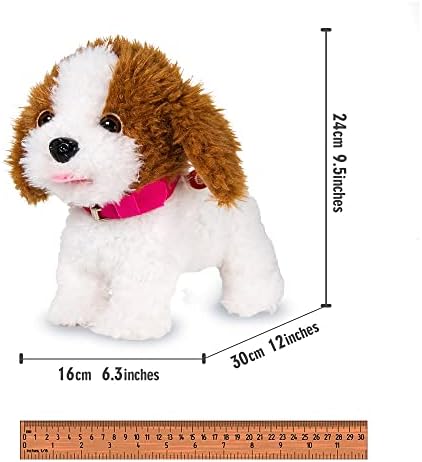 WEofferwhatYOUwant Plush Toy Dog That Obeys Your Voice Commands. 12 Tricks Walks Barks Sings and Dances. Practice Training Teddy The Labradoodle for ages 4 to 8 years old and above