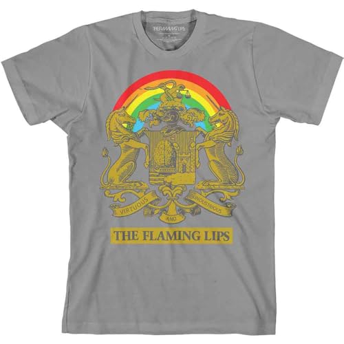 T-shirt The Flaming Lips Virtuous Industrious en coton pour homme taille L