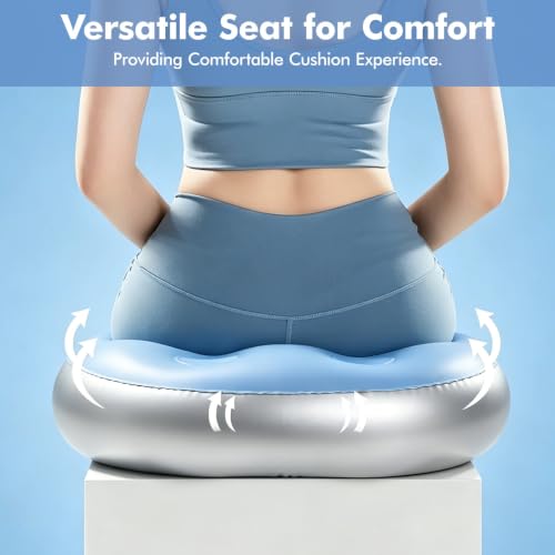Inflatable Bath de PVC para evitar resbalones con ventosas y soporte extra 4