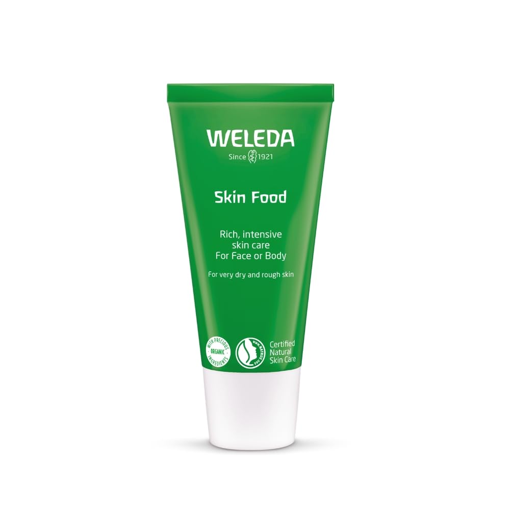 Weleda Skin Food, Dry Skin Moisturiser, Moisturising Cream & Primer, Face & Body, For Men & Women, Multiple Uses, 100% Certified Natural, Organic, 30ml