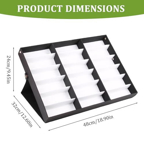 Support de lunettes de soleil à 18 emplacements contre les rayures - 2