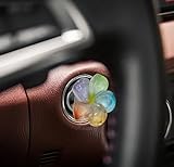 Push to Start Button Cover，Flower car Accessories,Engine Start/Stop Resin Flower Starter Cover (for Decorative Accessories) (Colour)