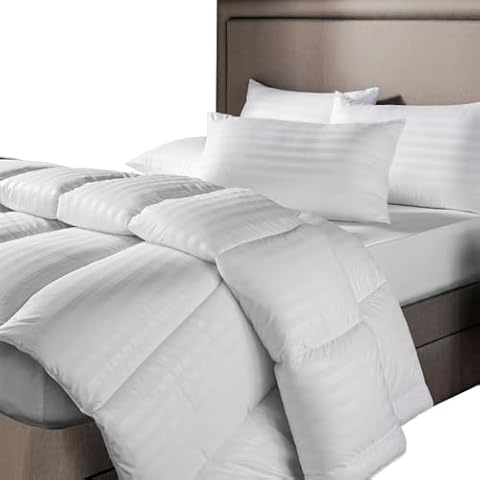Opulent Home 7.5 Tog Striped Duvet Set Cover