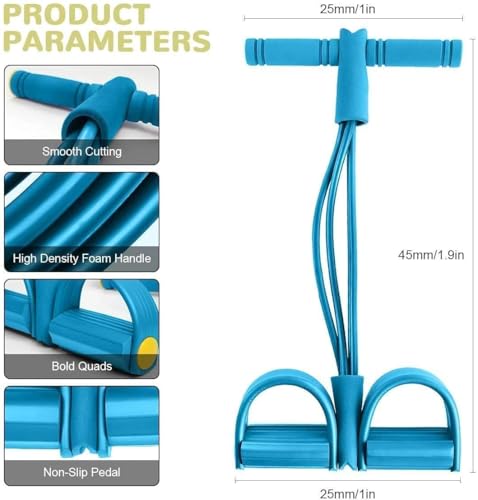 Image of VONT Pull Reducer, Waist Trimmers Body Shaper Trimmer for Reducing Your Waistline, Arm Exercise, Tummy Fat Burner, Body Building Training, Toning Tube