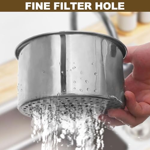 Colador de Acero Inoxidable para Fregadero con Diseño Cisne miniatura 2